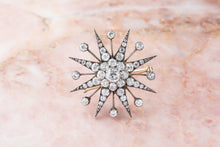 Load image into Gallery viewer, An 19th diamond star brooch &amp; pendant
